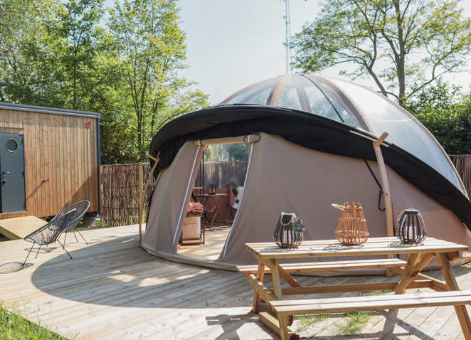 Camping avec logements insolites