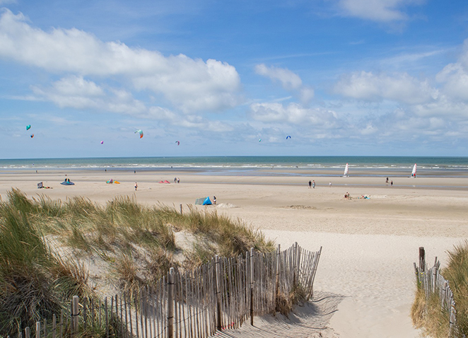 Camping avec accès direct à la plage de Bray-Dunes